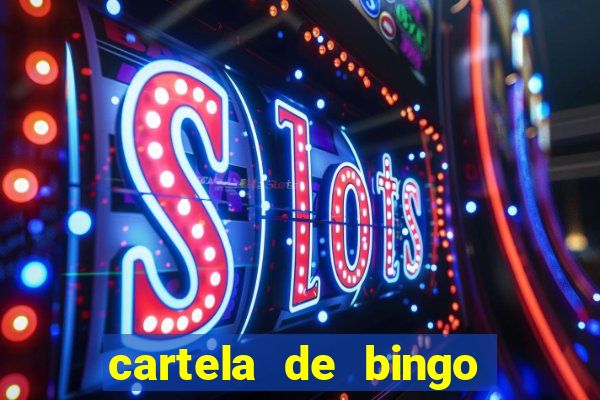 cartela de bingo cha de panela